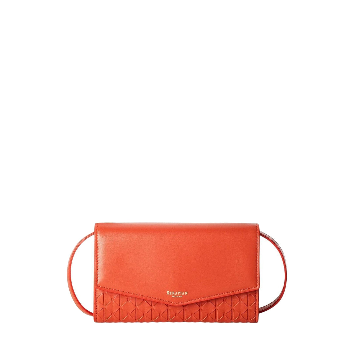 Pochette w/mirror Mosaico Coral Red - Coral Red