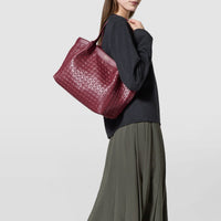 Small Secret bag Mosaico Rosewood - Rosewood