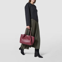 Small Secret bag Mosaico Rosewood - Rosewood