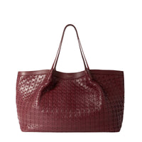 Mosaico Secret Leather Bag - Rosewood
