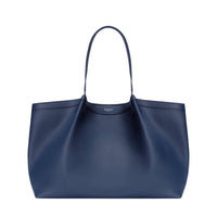 Sac Secret en cuir Rugiada - Navy Blue
