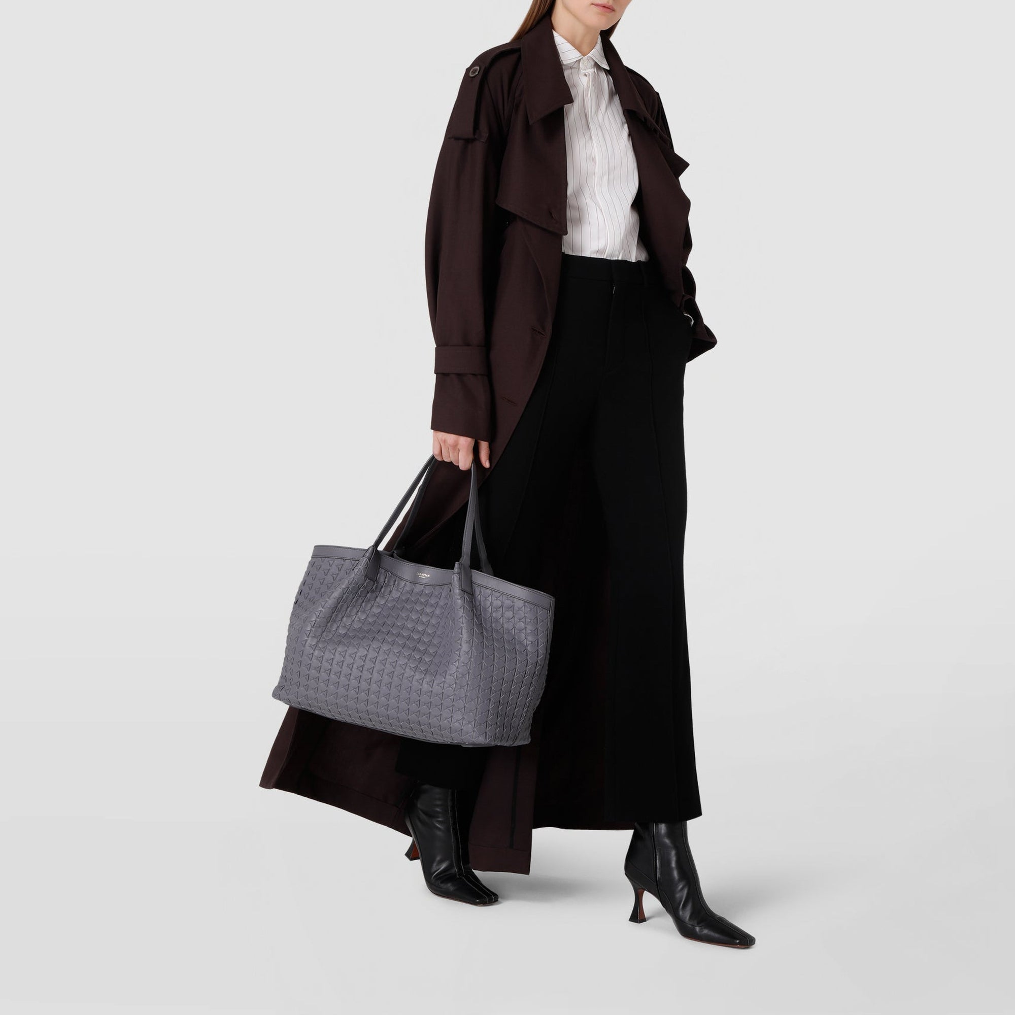 Sac Secret en cuir Mosaico - Shadow