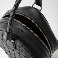 Sac à main Petra en cuir Mosaico - Black