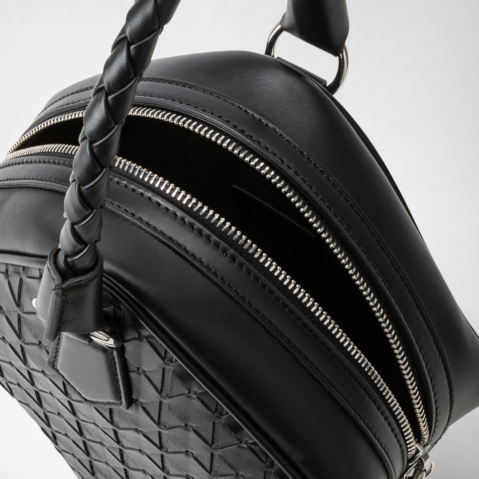 Sac à main Petra en cuir Mosaico - Black