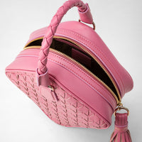 Sac à main Petra en cuir Mosaico - Petal
