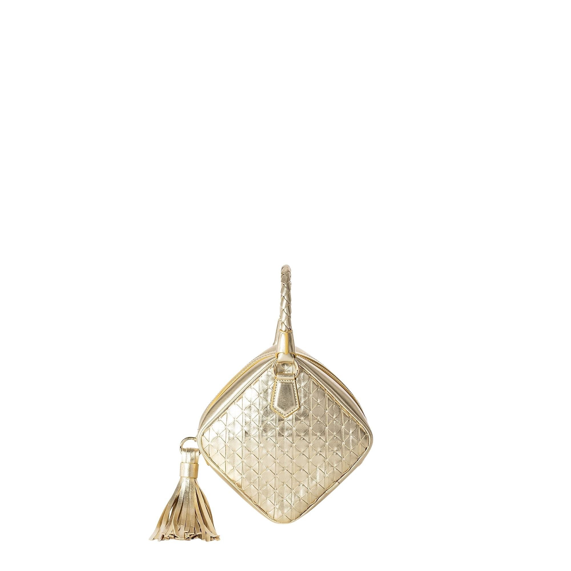 Sac à main Petra en cuir Mosaico - Gold