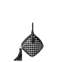 Sac à main Petra en cuir Mosaico - Black & Off White