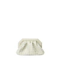 Pochette Secret en cuir Mosaico - Off White