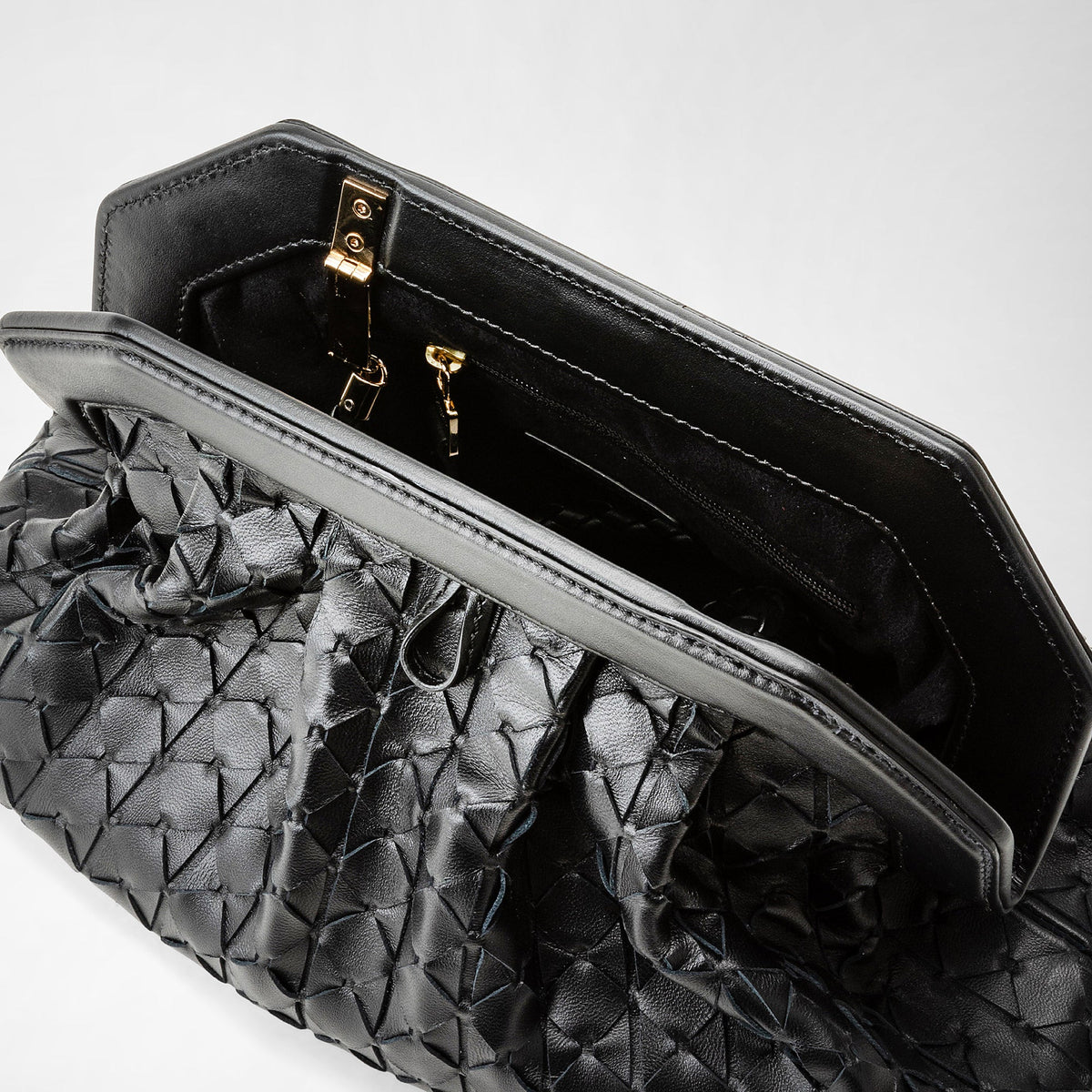 Secret clutch Mosaico Black - Black
