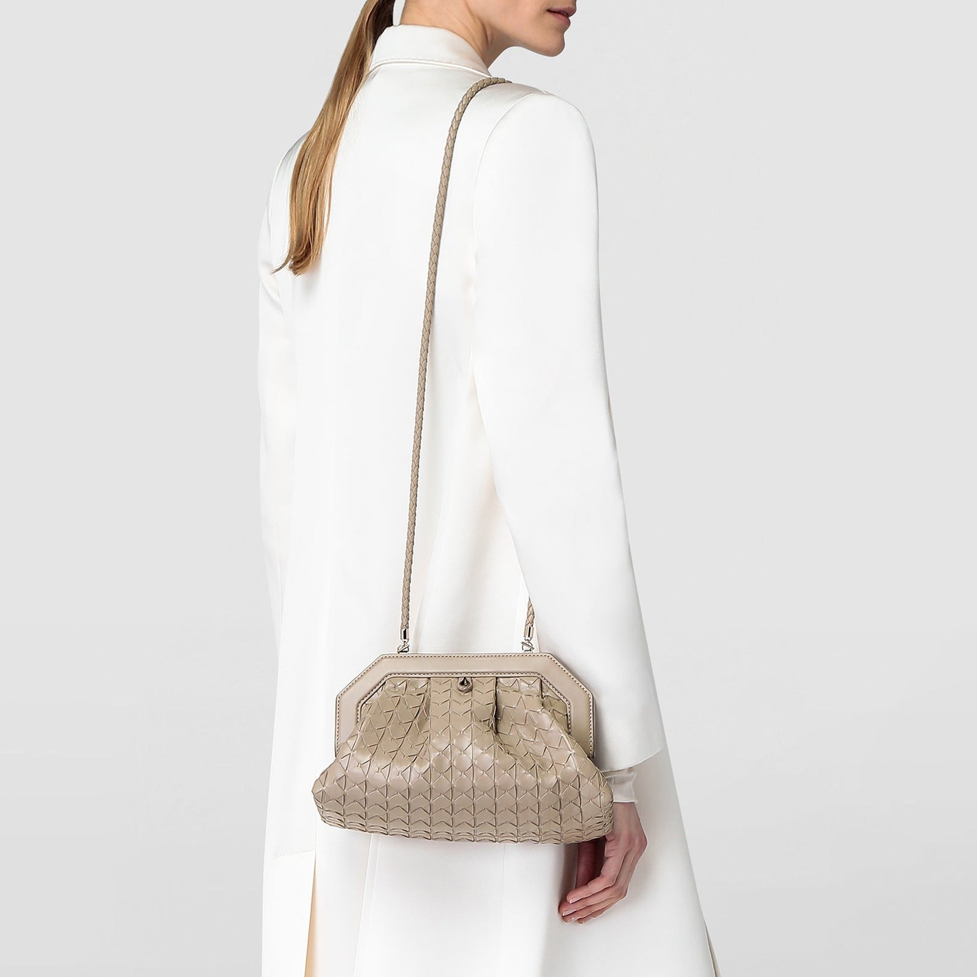 Pochette Secret en cuir Mosaico - Sahara