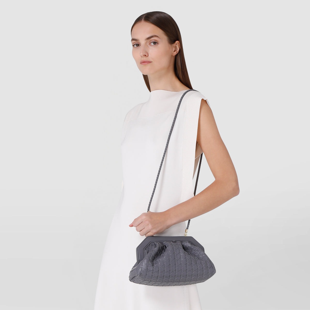 Secret clutch Mosaico Shadow - Shadow