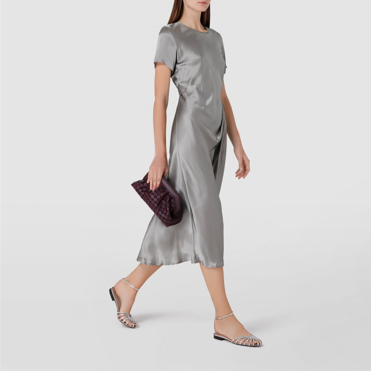 Secret clutch Mosaico Dark Plum - Dark Plum