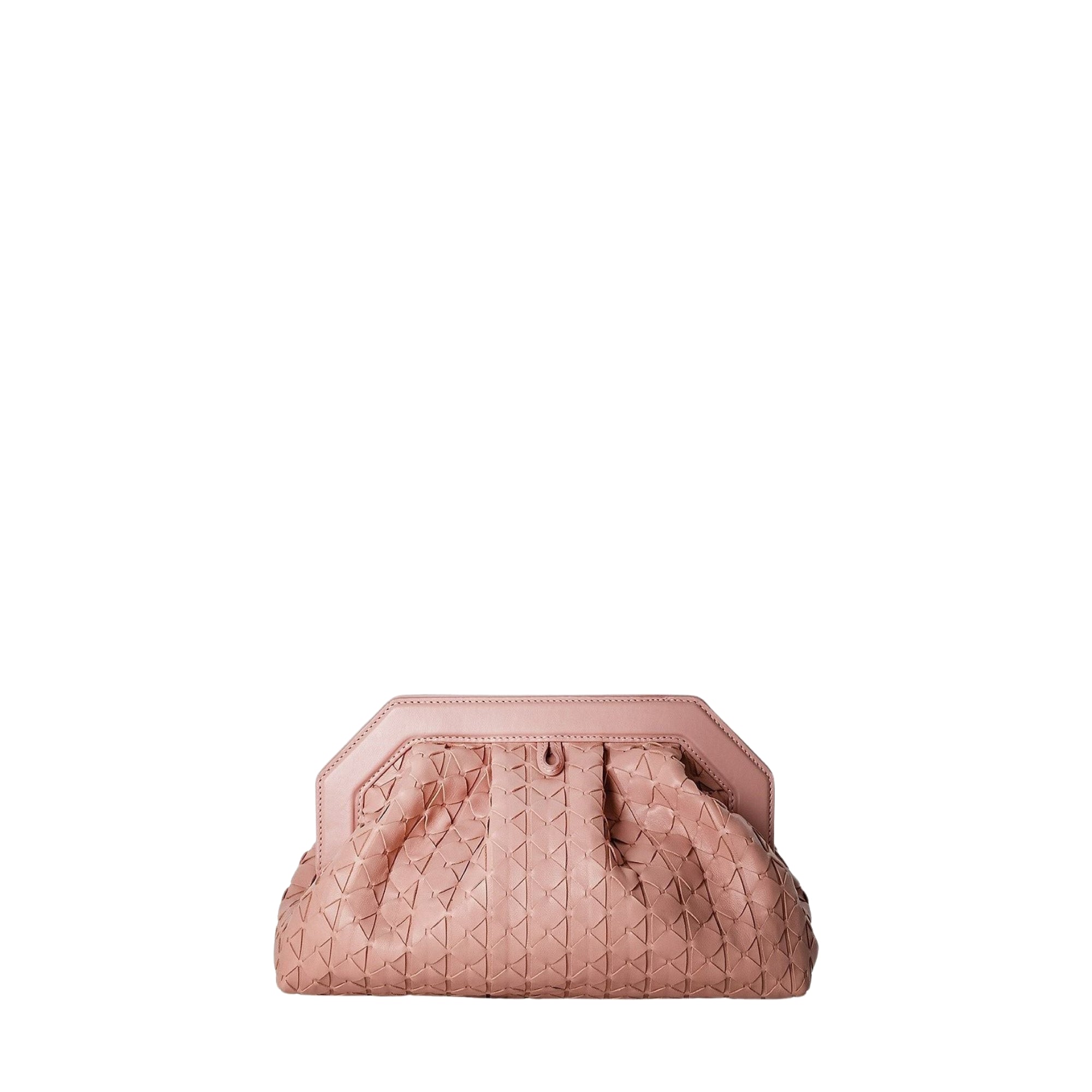 Pochette Secret en cuir Mosaico - Blush