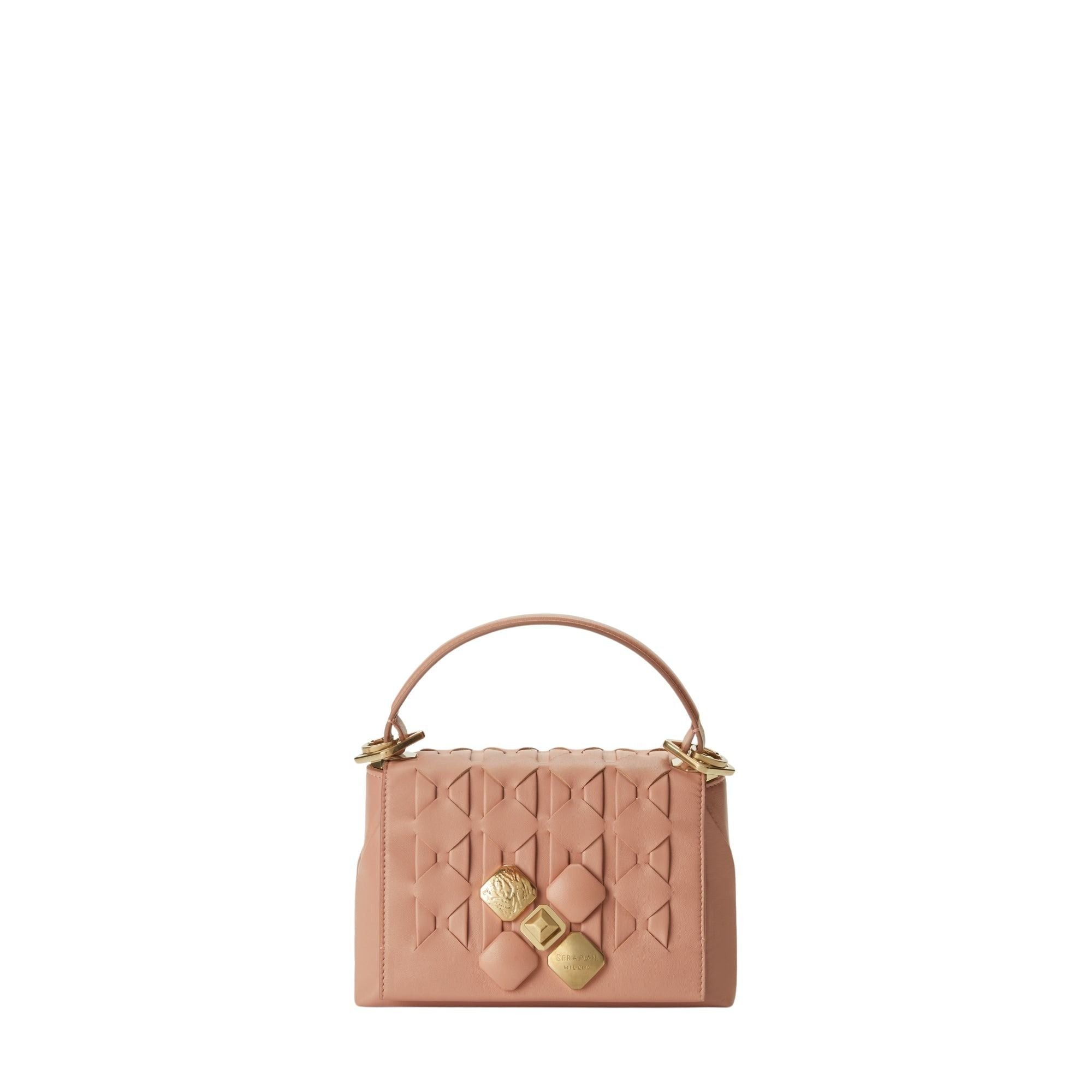 Petit sac 1928 en cuir Mosaico - Blush