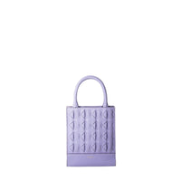 1928 mini leather tote bag - Lilac