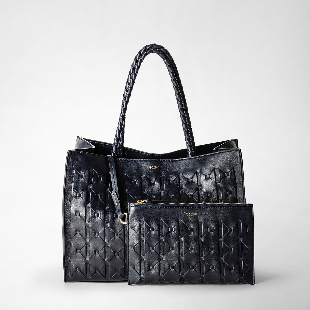 1928 Soft Tote Mosaico Midnight Blue - Midnight Blue