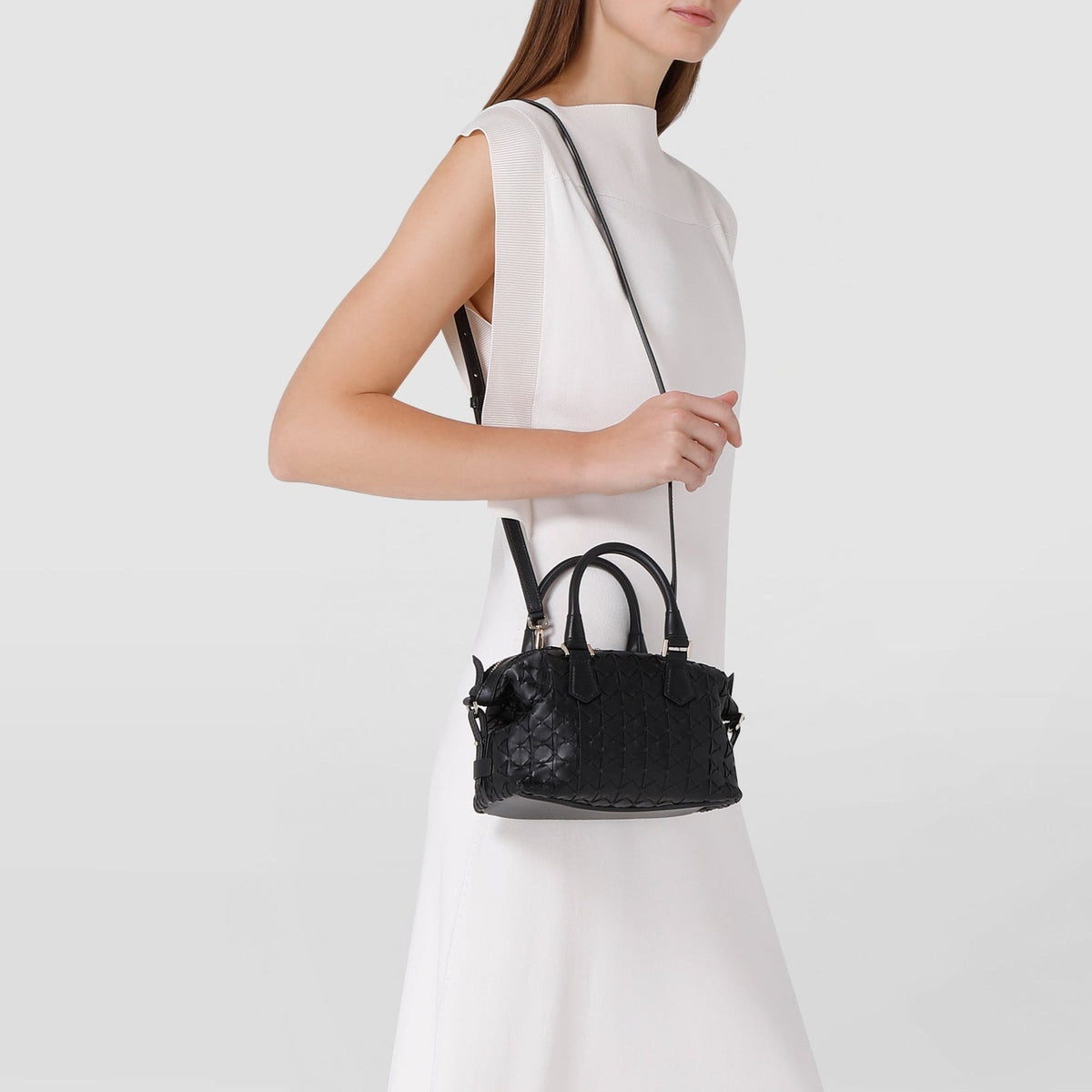 Mini Ani bag Mosaico Black - Black