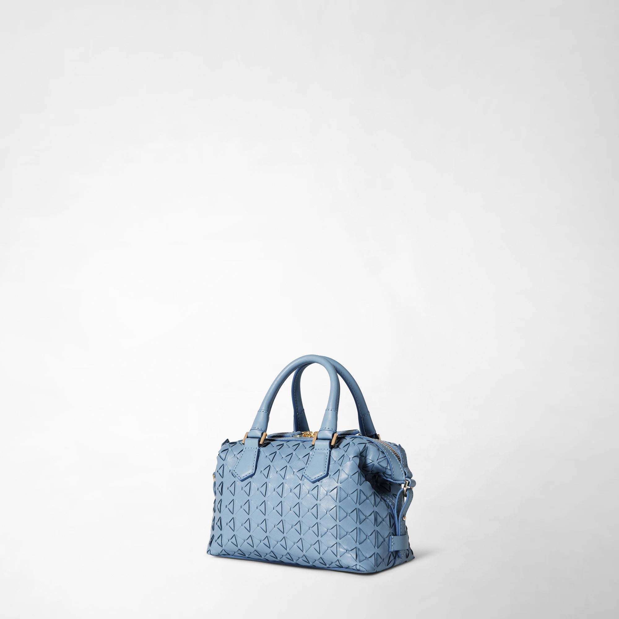 Mini sac Anì en cuir Mosaico - Cornflower