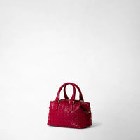 Mini sac Anì en cuir Mosaico - Lipstick