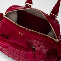 Mini sac Anì en cuir Mosaico - Lipstick
