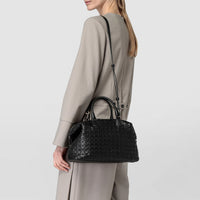 Anì Mosaico leather bag - Black
