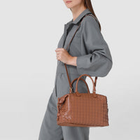 Anì Mosaico leather bag - Tan