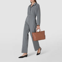 Anì Mosaico leather bag - Tan