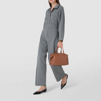 Anì Mosaico leather bag - Tan