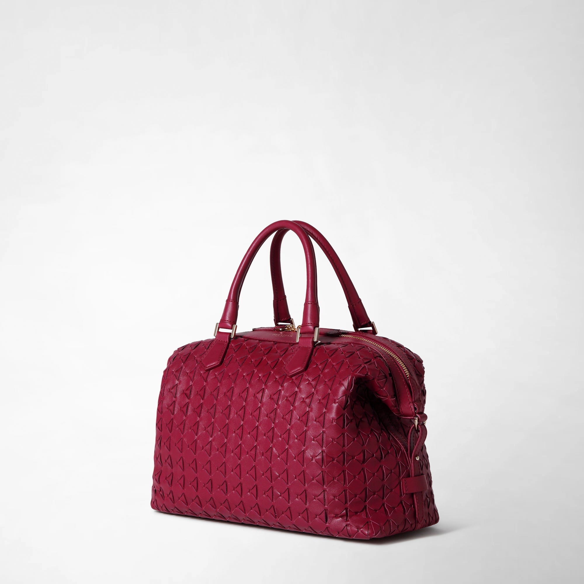 Sac Anì en cuir Mosaico - Lipstick