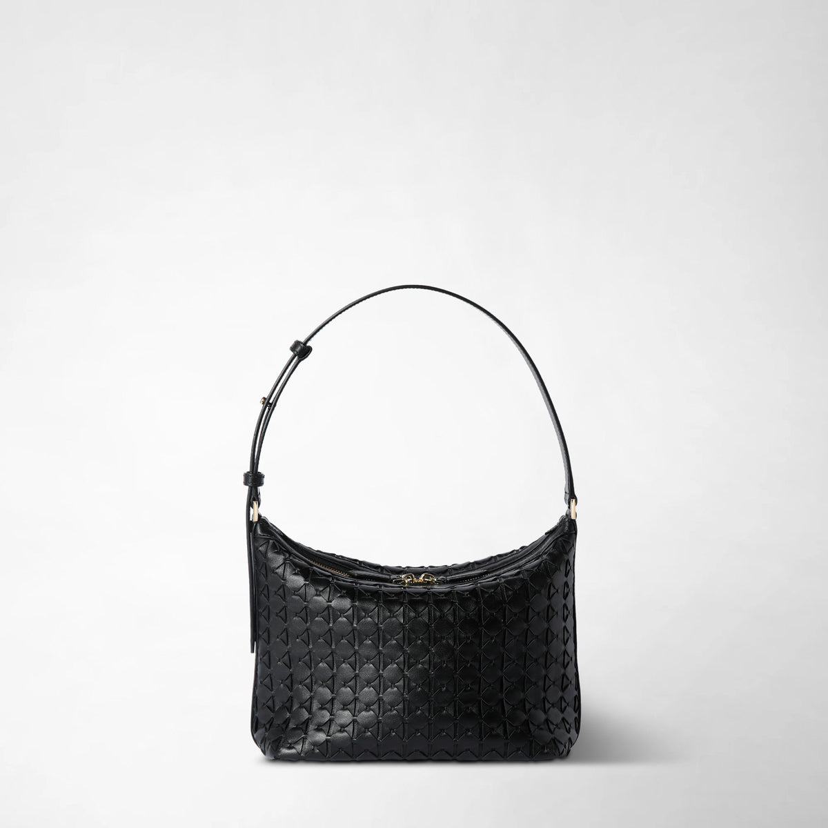 Small Ani shoulder bag Mosaico Black - Black
