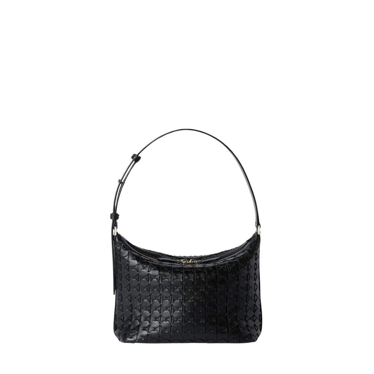 Petit sac à bandoulière Anì Mosaico en cuir - Black