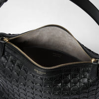 Small Ani shoulder bag Mosaico Black - Black