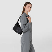 Small Ani shoulder bag Mosaico Black - Black