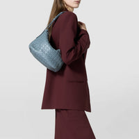 Petit sac à bandoulière Anì Mosaico en cuir - Storm