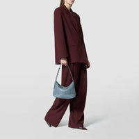 Petit sac à bandoulière Anì Mosaico en cuir - Storm