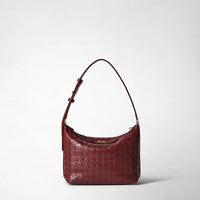 Small Ani shoulder bag Mosaico Rosewood - Rosewood