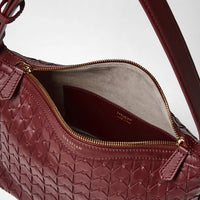 Small Ani shoulder bag Mosaico Rosewood - Rosewood
