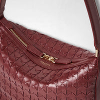 Small Ani shoulder bag Mosaico Rosewood - Rosewood