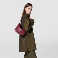 Small Ani shoulder bag Mosaico Rosewood - Rosewood