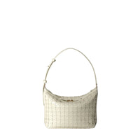 Anì Mosaico small leather shoulder bag - Off-White