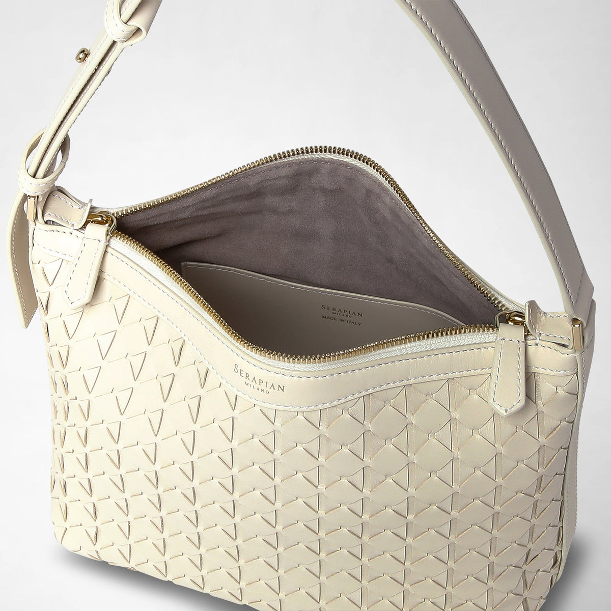 Small Ani shoulder bag Mosaico Off White - Off White