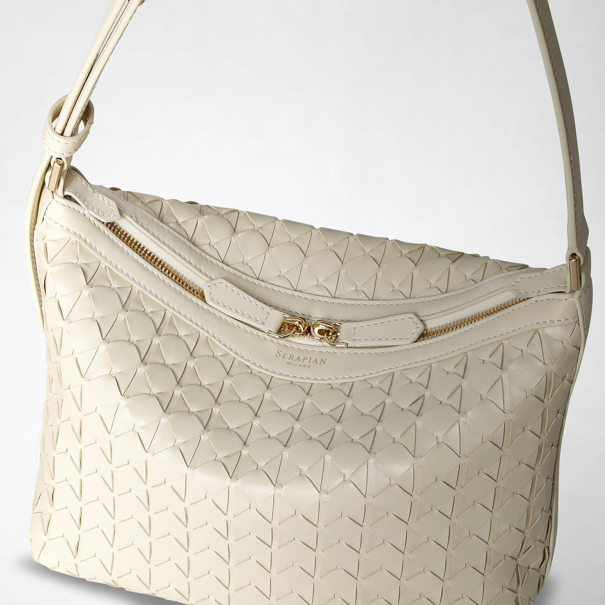 Small Ani shoulder bag Mosaico Off White - Off White