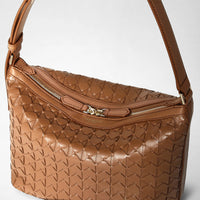 Small Ani shoulder bag Mosaico Tan - Tan