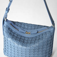 Small Ani shoulder bag Mosaico Cornflower - Cornflower