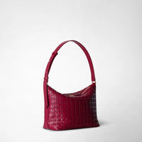 Petit sac à bandoulière Anì en cuir Mosaico - Lipstick