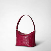 Petit sac à bandoulière Anì en cuir Mosaico - Lipstick