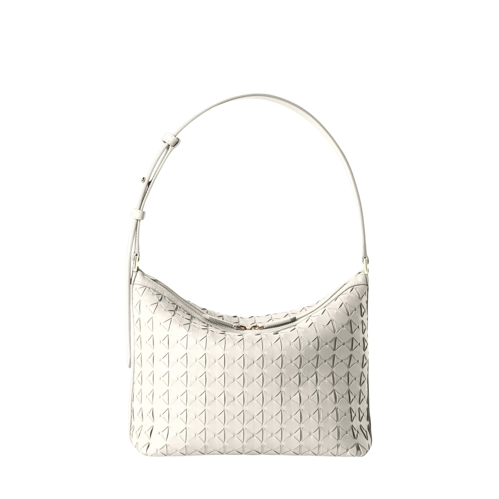Sac à bandoulière Anì en cuir Mosaico - Off White