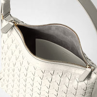 Sac à bandoulière Anì en cuir Mosaico - Off White
