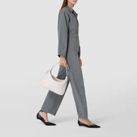 Sac à bandoulière Anì en cuir Mosaico - Off White