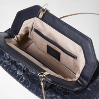 Pochette Secret en cuir Mosaico - Blue